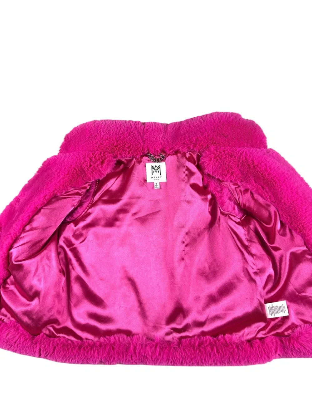 Milly Minis Faux Fur vest, 6